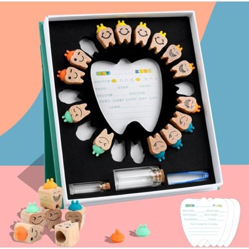 Baby Organizer Box For Milk Teeth Storage Holder Teeth Shaped Lost Tooth Holder Infant Milk Teeth Keepsake Organizer Boxes Case