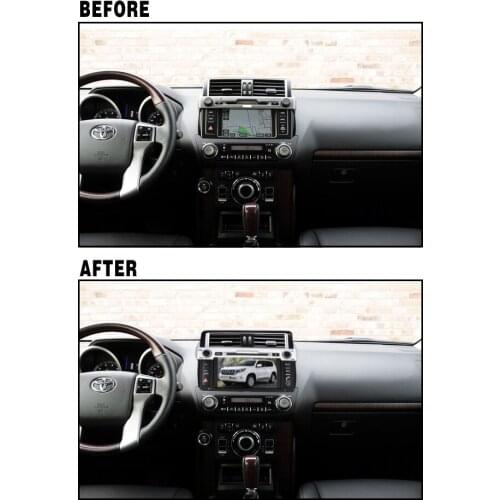 For Toyota Prado 150 / GX 460 2014 2015 2016+ Car Radio CD DVD Player Amplifier HD TV Screen GPS Navigation Audio Video