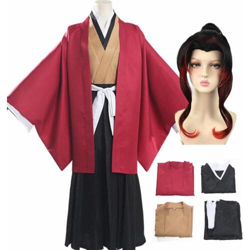 Demon Slayer Kimetsu no Yaiba Tsugikuni Yoriichi Cosplay Costume Anime Kimono
