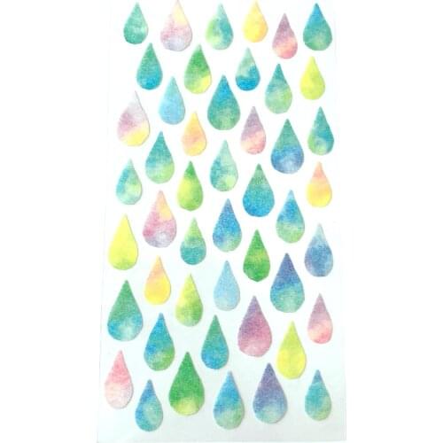 Colorful Water droplets Stickers Cute Child Toys Stickers For Skateboard Suitcase Laptop