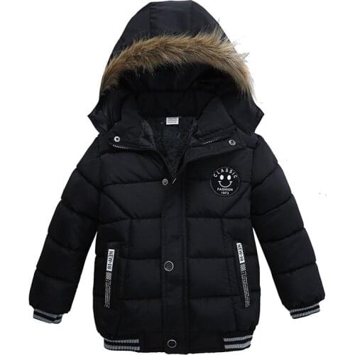 Autumn Winter Fashion Keeping Warm Kids Jacket Cotton Camouflage Boys Jacket Hooded Casual Zipper Boys Outerwear Kids Clothes