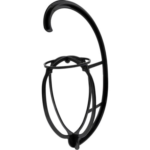 Multifunctional Collapsible Plastic Long Short Hair Wigs Sports Travel Hat Hanger Display Dryer Storage Stand Holder Black