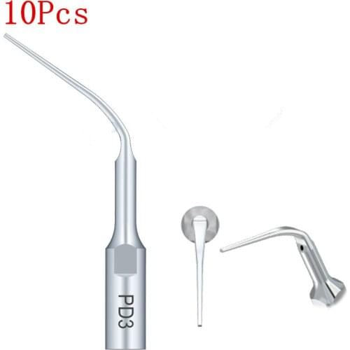 10pcs PD3 dental scaler tips dental equipment teeth whitening ultrasonic dental scaler tip PD3 for SATELEC NSK GNATUS DTE