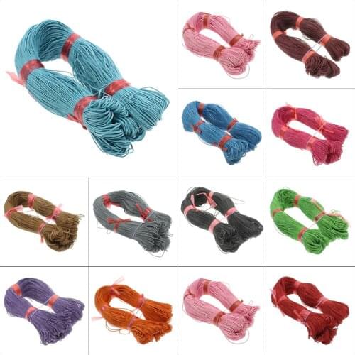 17 Colors Nylon Cord Thread Chinese Knot Macrame Braided 1mm*380m Tassels Beading String Thread Rope For Diy Bracelet Necklace