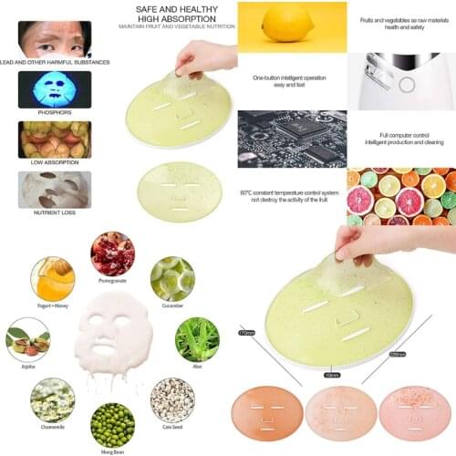 2021 New Face Mask Machine Intelligent DIY Facial Mask Maker for Collagen Fruit Vegetable Automatic Face Cream Making Beauty SPA
