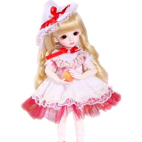 New BJD doll SD doll Hani 1 / 6 joint doll Princess yarn skirt lace suit cute doll clothes
