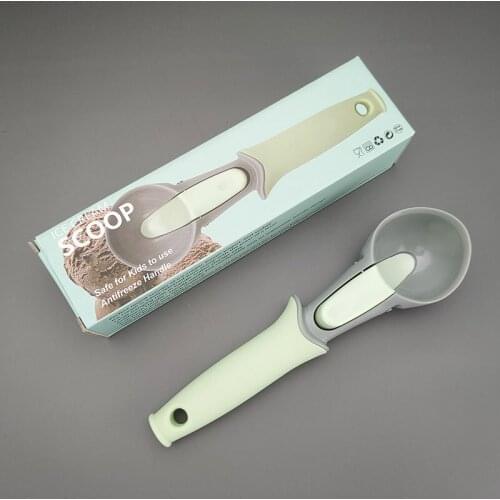 Cross-border ice cream more bulletable ice cream scoop digger creative plastic ice cream spoon ice cream fruit scoop