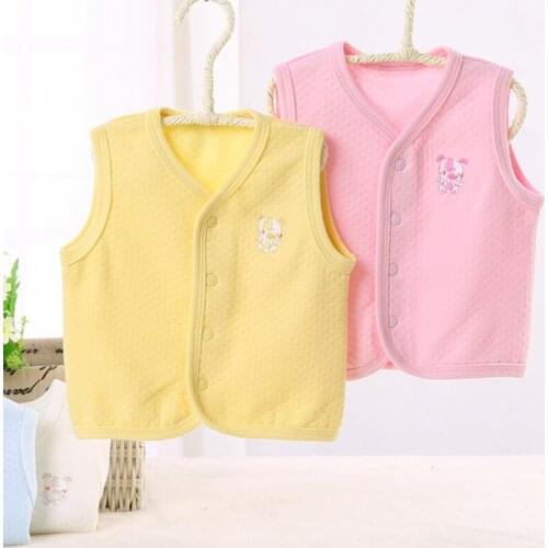Baby coats baby girl boy clothing baby vest sleeveless spring autumn kids clothes baby cotton vest