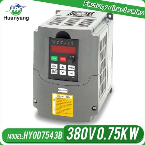 0.75KW 380V AC drive frequency converter spindle VFD HUANYANG variable frequency drive inverters Factory Direct Sales
