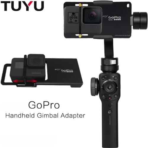 Go Pro Handheld Gimbal Adapter for DJI Osmo Zhiyun Smooth Q Smooth C Smooth 4 Feiyu SPG G5 for Gopro 4 5 6 Yi 4k AEE SJ7 Camera