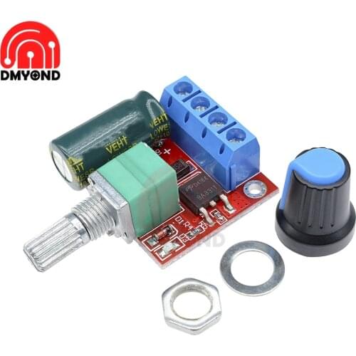 PWM DC Motor Speed Controller Switch Control Speed Regulator Module 5A Switch Function 90W 4.5-35V LED Dimmer Board 20KHz