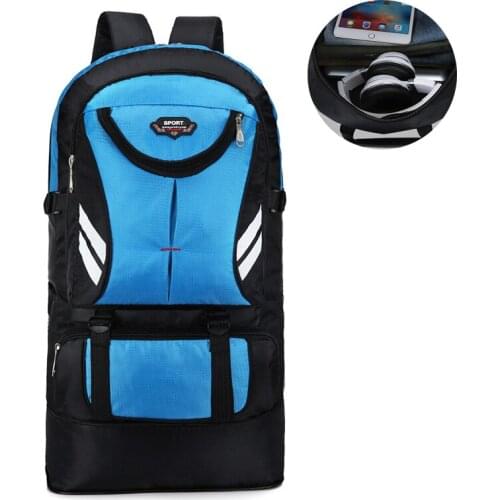 Mountaineering Bag Double Shoulder Mens Travel Bag Womens Large Capacity Sports Hiking Light Camping Outdoor Backpack 2021