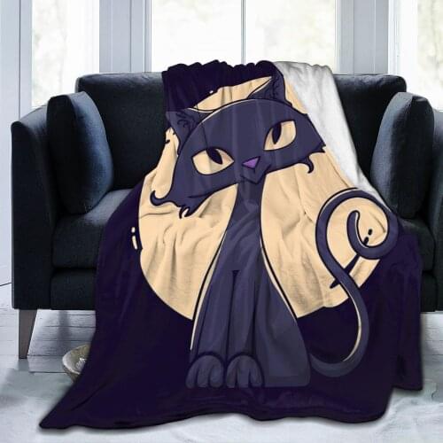 The cat Super Soft Sofa Blanket Sublimation Cartoon Bed linen Flanel Played Blanket Bedroom Decor for children and adults