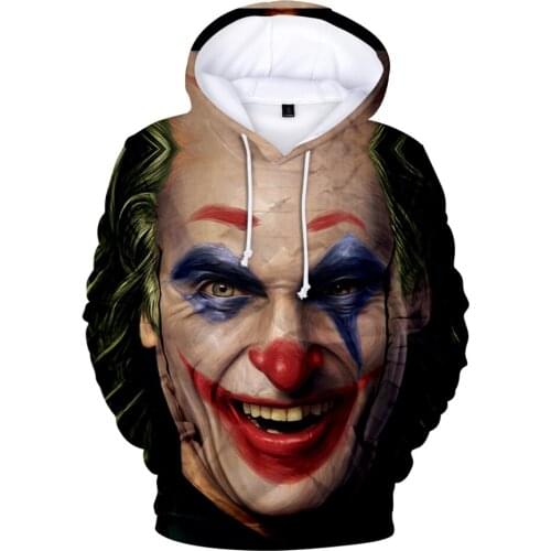 New Arrival Joker 3D Hoodies Men/Women Autumn Winter Fashion Hip Hop Hoodie 3D Print Joker Mens Sweatshirt Pullover Streetwear