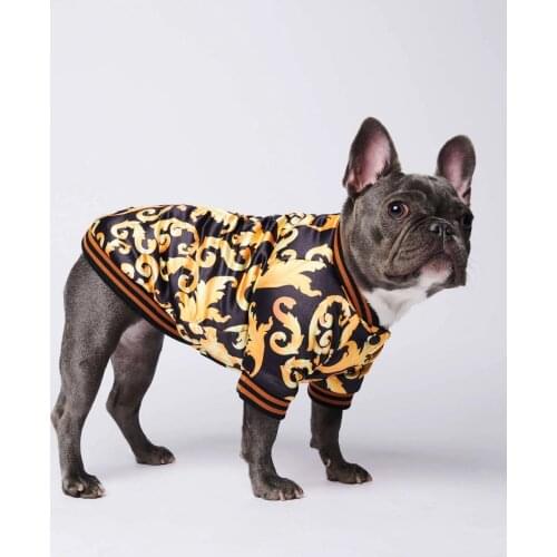 French Bulldog Clothes Dog Hoodie Luxurious Adidog Warm Sport Retro Dog Hoodies Pet Clothes Puppy Dog Pugs Puppy Clothes Luxury