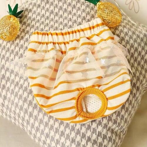 Cotton Pets Physiological Panties Lace Washable Menstruation Underwear Dog Diaper Pants Physiological Sanitary Dog Clothes