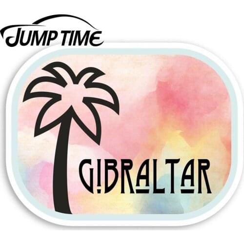 Jump Time for Pretty Gibraltar Vinyl Stickers Travel Sticker Laptop Luggage Truck Window Bumper Decal Waterproof Accessories