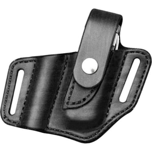 1PC Leather Sheath Multitool Keyholder Flashlight Belt EDC Pocket Organizer Camping Hiking Outdoor Tool 176X131mm