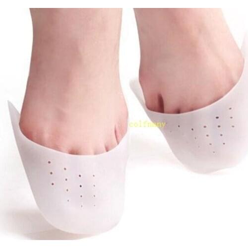 100pairs/lot Fast shipping Silicone Gel Toe Sleeve Comfortable Ballet High Heel Toe Sleeve Pain Relief Protect Foot Care Sleeve