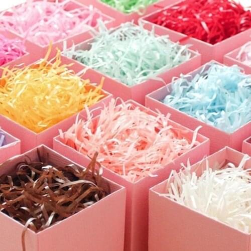 20g Shredded Paper Raffia Gift Box Gift Bag Filler Birthday Party Wedding Decoration Crinkle Cut Paper Shred Packaging Gift Bag