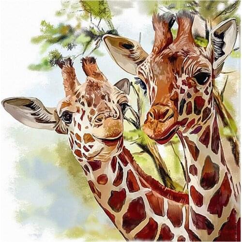 Full diamond painting giraffe animals embroidery mosaic diamond dotz sticker rhinestone pasted poster puzzle drawing picture diy