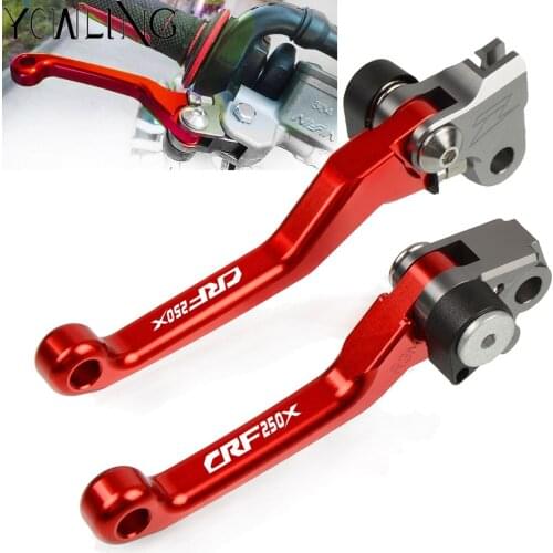 Dirt Bike CNC Folding Brake Clutch Lever For HONDA CRF250X 2004 2005 2006 2007 2008 2009 2010 2011 2012 2013 2014 2015 2016 2017