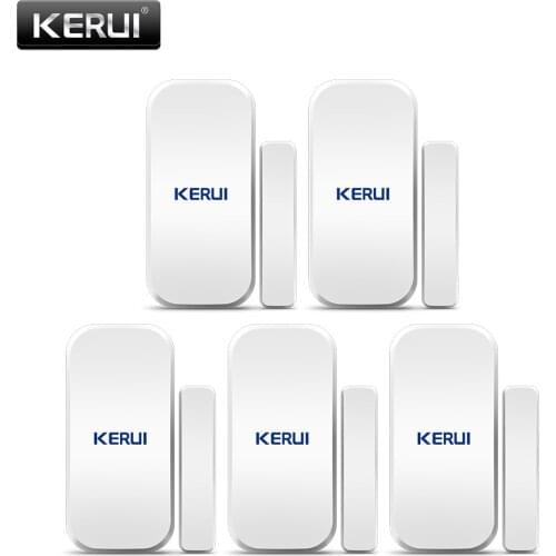 KERUI Intelligent Wireless Door Gap New White 433 Mhz Contact Wireless Door Window Magnet Entry Detector Sensor Window Sensors
