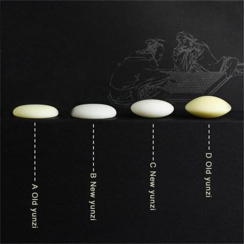 BSTFAMLY Go Game Chess 361 Pieces New Old Yunzi a/b/c/d 2.2cm For 19 Road Chessboard Chinese Old Game of Go Weiqi Checkers GA5