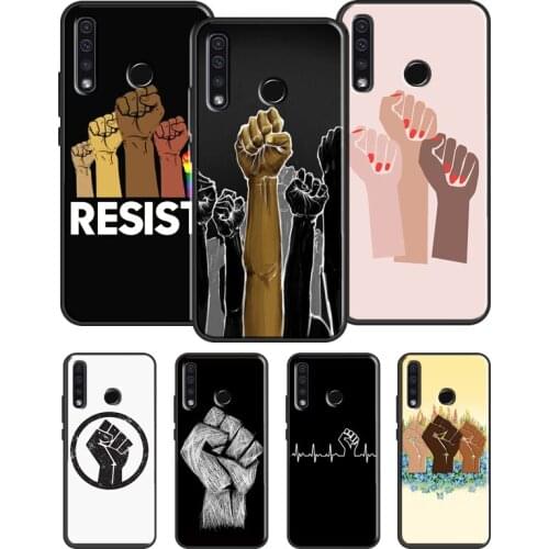 Black Lives Matter Power Fist Case For Huawei Y7 Y6 Y9 2019 Nova 5T Honor 10 9 20 Lite 10i 7X 8X 9X Pro 7A Pro 7C 8A 8C