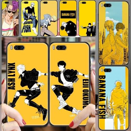 Banana Fish Anime Phone case For Xiaomi Mi Max Note 3 A2 A3 8 9 9T 10 Lite Pro Ultra black fashion Etui 3D waterproof art back