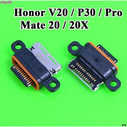 Cltgxdd For Huawei P30 P40 / P30 Pro / P40 PRO / Mate 20 20X USB Port Charge Jack Socket Plug Charging Dock Connector