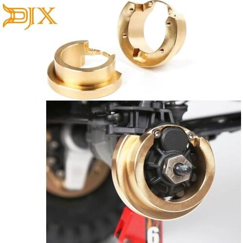DJX 2PCS Brass Counterweight Balance Weight for 1/10 RC Crawler Car Traxxas TRX4