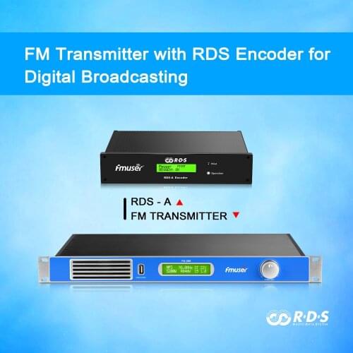 FMUSER FU-200A 200W FM radio broadcast transmitter+RDS Encoder
