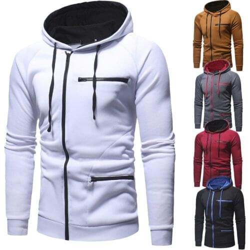 Happy Time Men's Zip Hoodies
