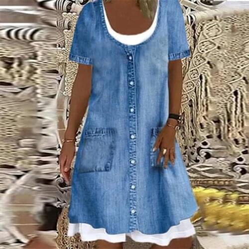 Джинсовые летние платья Hengsong China At AliExpress