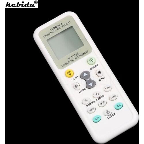 Kebidu 1PCS Air Condition remote Control LCD A/C Muli wireless Controller K-1028E High Quality