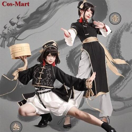 Kung Fu Girl One/Three Cosplay Costume High Quality Chinese Style Elegant Cheongsam Female Activity Party Role Play Clothing S-L