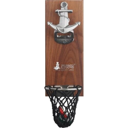 Effortless Universal fridge Wall Mounted Wooden Refrigerator Magnetic Beer Bottle Opener