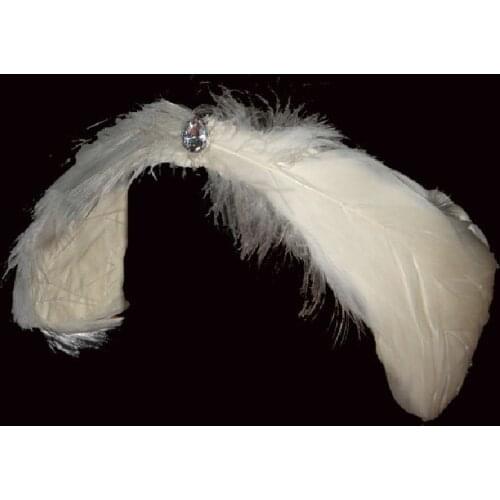 White Swan head piece swan lake head dress swan tiara for adult and children AH18 3 sizes White Feather Swan Head Piece Ballet