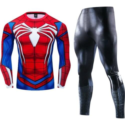 Rashguard Jiu Jitsu T-shirt Mannen Boksen Jersey Panty Mannen Trainingspak 3D Prints Strakke Compressie Sport Gym Fitnes mannen