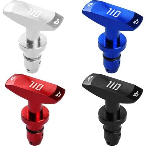 VODOOL Billet Aluminum Car Oil Dipstick Pull Handle Automobile Replacement Engine Oil Handle For Ford Mustang GT V8 GT500 99-11