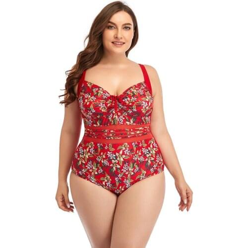 Sexy One-Piece Swimwear With Push Up Women Large Swimsuit Closed Body Female Bathing Suit For Pool Beach Wear