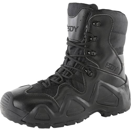 Outdoor Sports High Tops Tactical Boots Spring Autumn Men Women Military Training Climbing Camping Hunting Antiskid Hiking Shoes