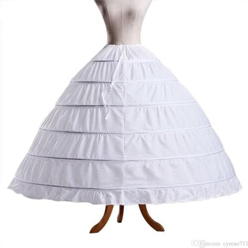 Wedding Dress Six Steel Skirts Fishbone Petticoats Foreign Trade Wedding Accessories Costumes Increase Skirt