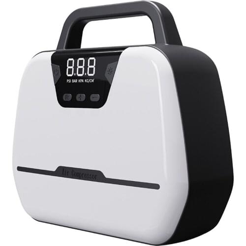 Bicycle Car Air Compressor Pump Electric Tire Inflatable Portable Auto Car Tire Inflator for Car Motorcycle LED Light Tire Pump