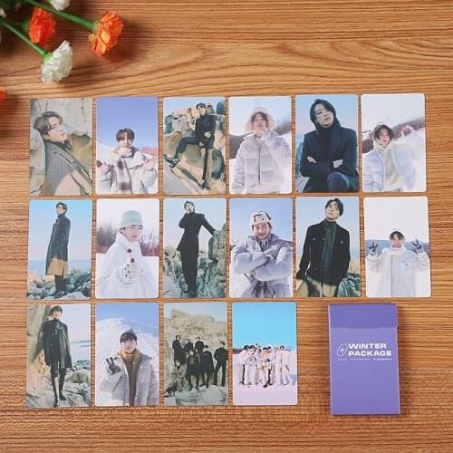 South Korean Groups K-POP Bangtan Boys Lomo Card 2021 Winter Package New Album Lomo Card Photo Card JUNGKOOK JIMIN SUGA Postcard