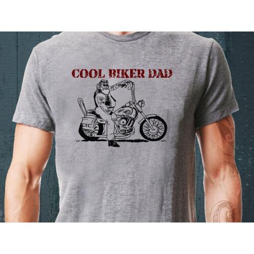 Funny Clothing Casual Short Sleeve Summer Cool Motorcycle Biker Dad Fun Worlds Best Ideal Gift for A Great Dad Tee Shirt