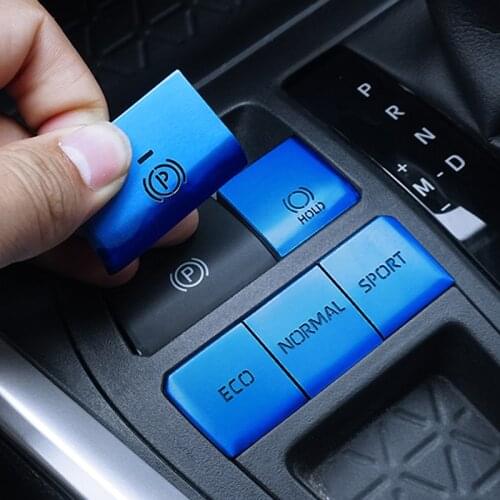 Car Central control gear button Protector Cover sticker for Toyota RAV4 2019 2020 Accessories styling