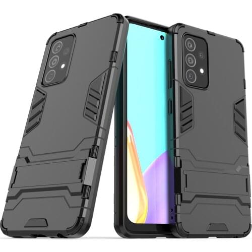 Kickstand Case For Samsung Galaxy A52 Shockproof Armor TPU + PC Tough Cover For Samsung A52 5G SM-A526B 4G SM-A525F Cover 6.5"