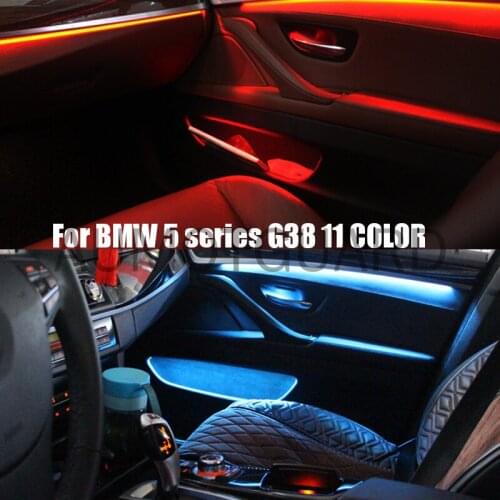 For BMW 5 series G38 18 11 colors car decorative auto ambient light led strip tuning car accessories